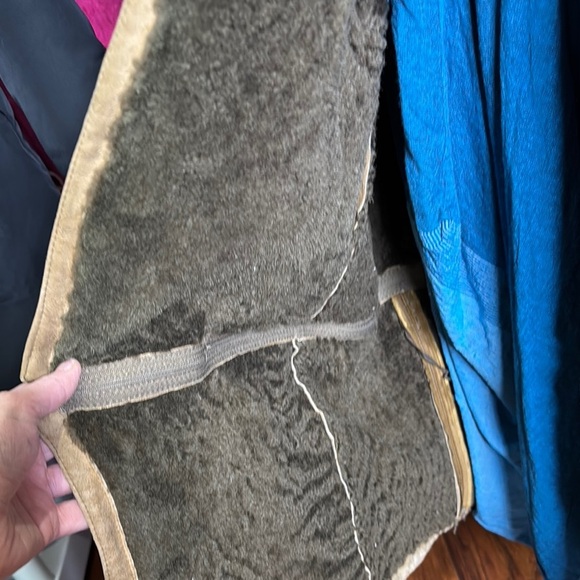 Robrik Shearling Vintage Tan Full Length Leather Coat - Made in Italy - Picture 7 of 16